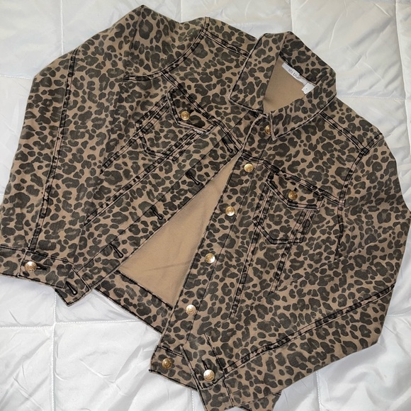Nordstrom Leopard Print Denim Jacket by STS BLUE - Colbey Jacket - Picture 6 of 14